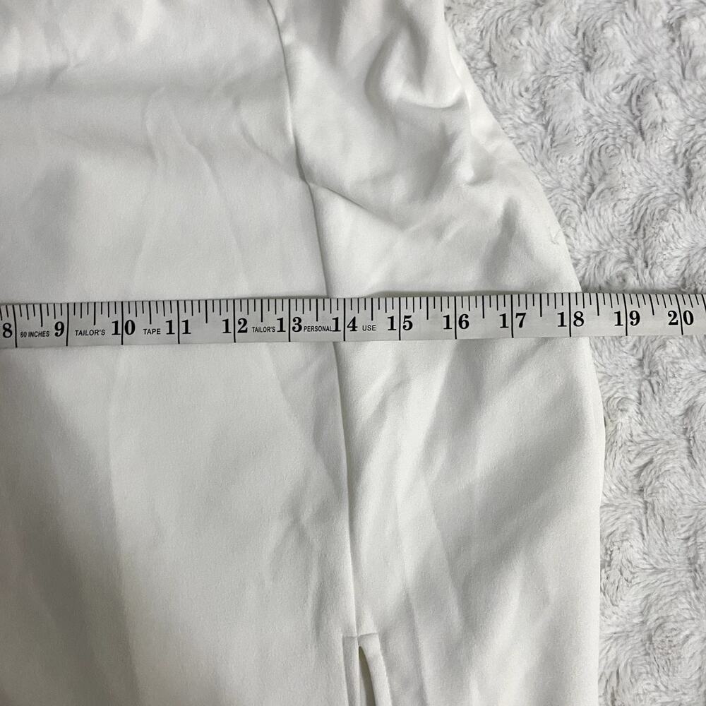 NWOT Lulus Twist and Make Up White One-Shoulder Bodycon Midi Dress M - Picture 10 of 10